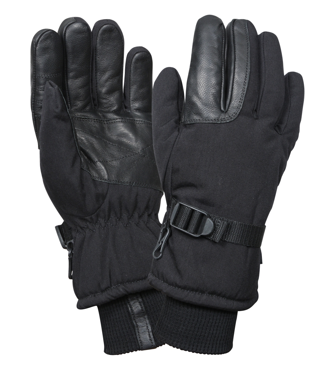 2328 Cold Weather Insulated Gloves, Black - Medium