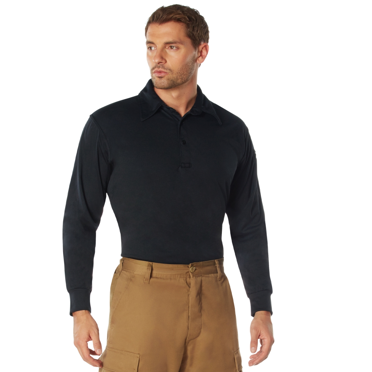 17032 Tactical Performance Polo Long Sleeve Shirt - Large