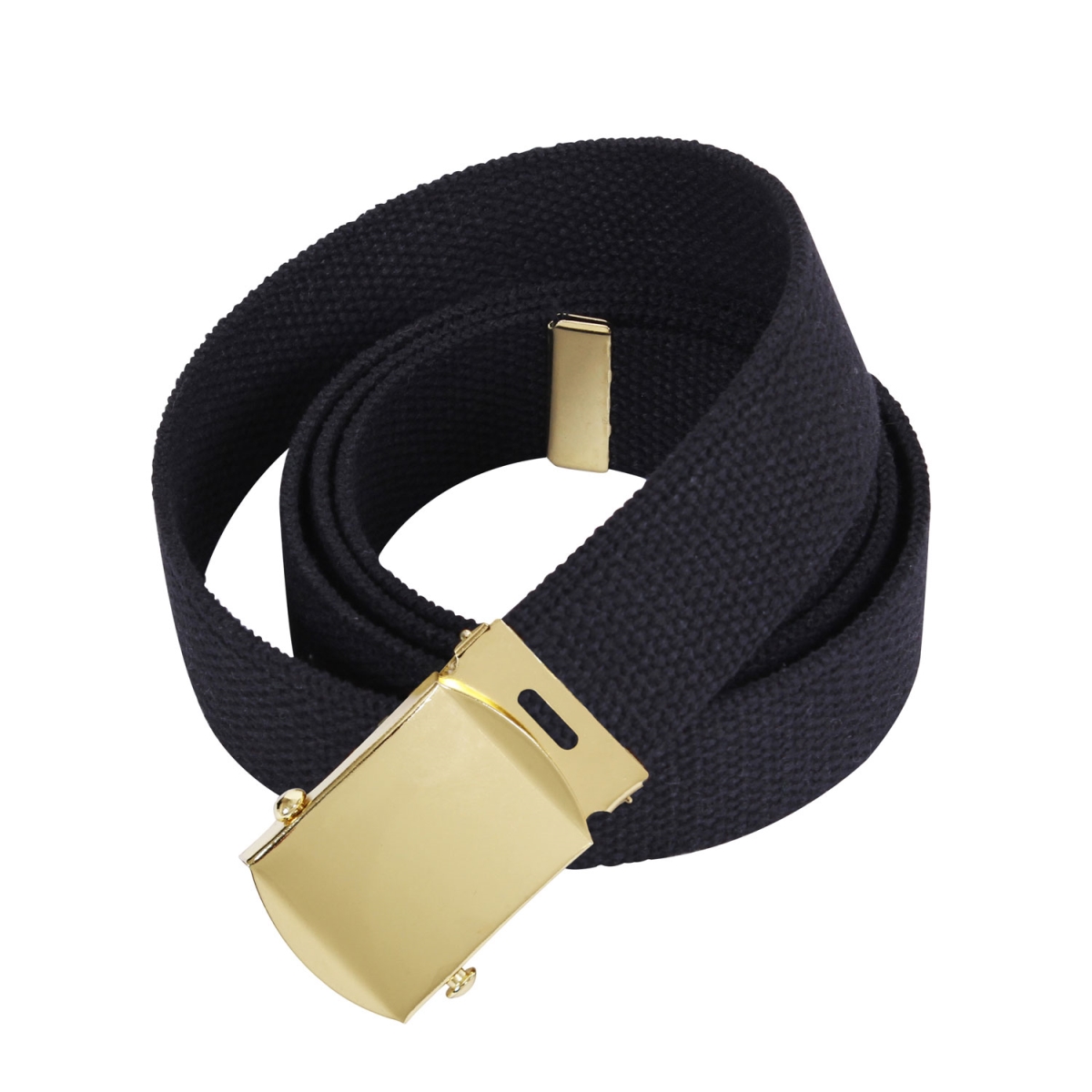 2908 44 in. Long Web Belts, Black & Gold