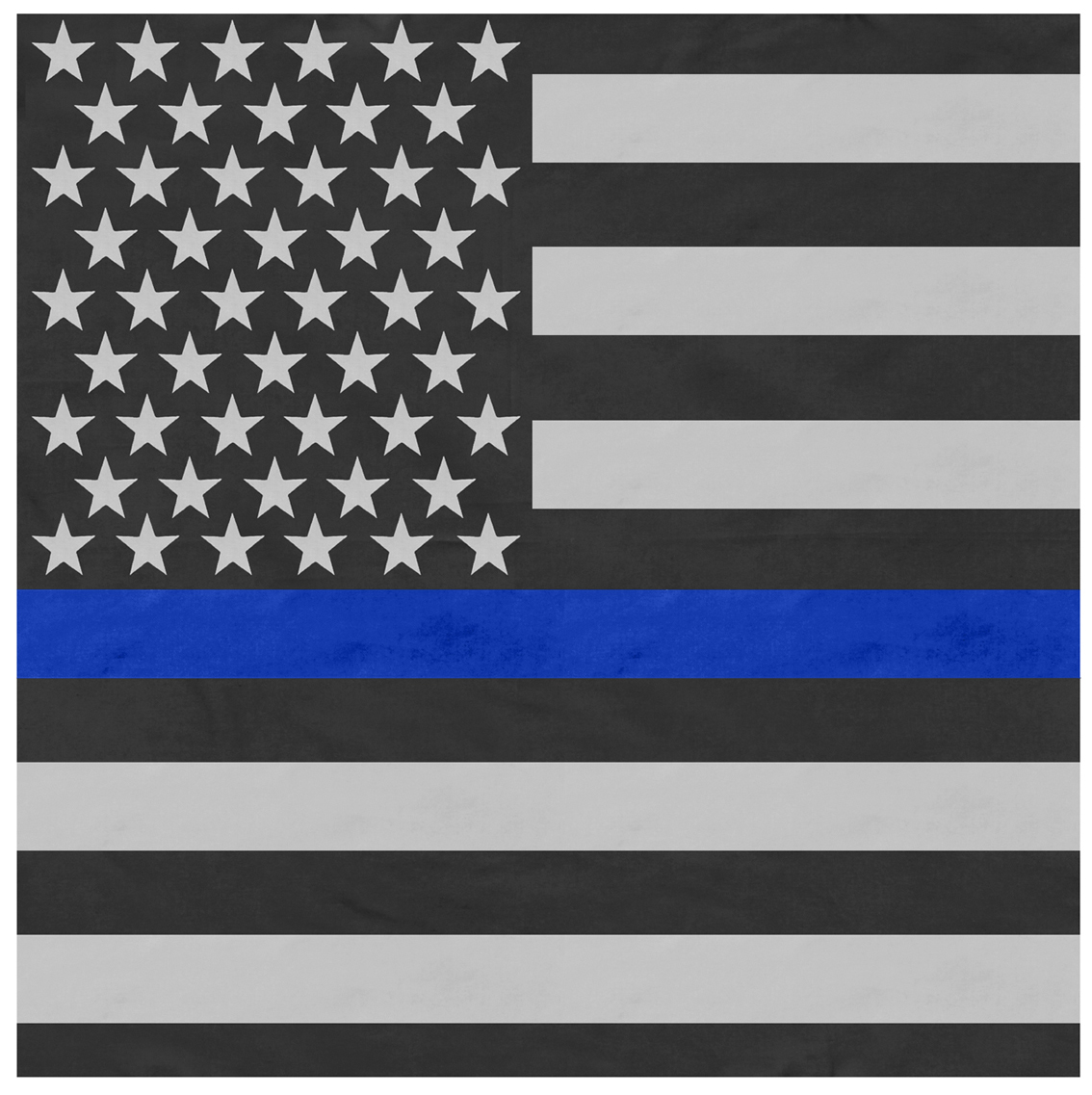 15926 Thin Blue Line Flag Bandana