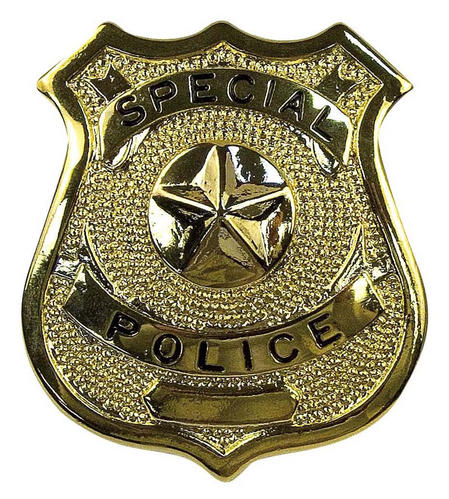 878 Special Police Decal, Gold