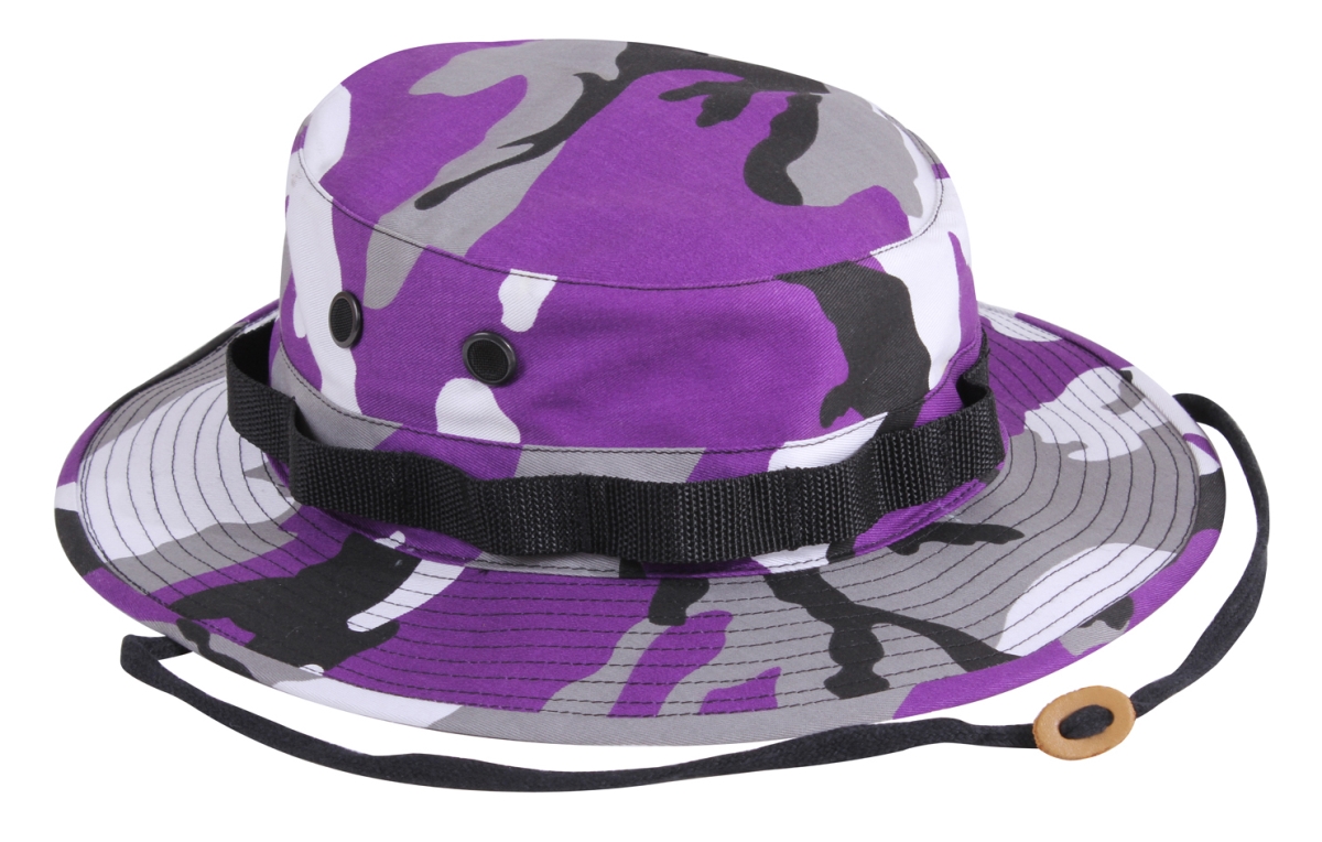 15066 Camo Boonie Hat, Ultra Violet Camo - Size 7.75