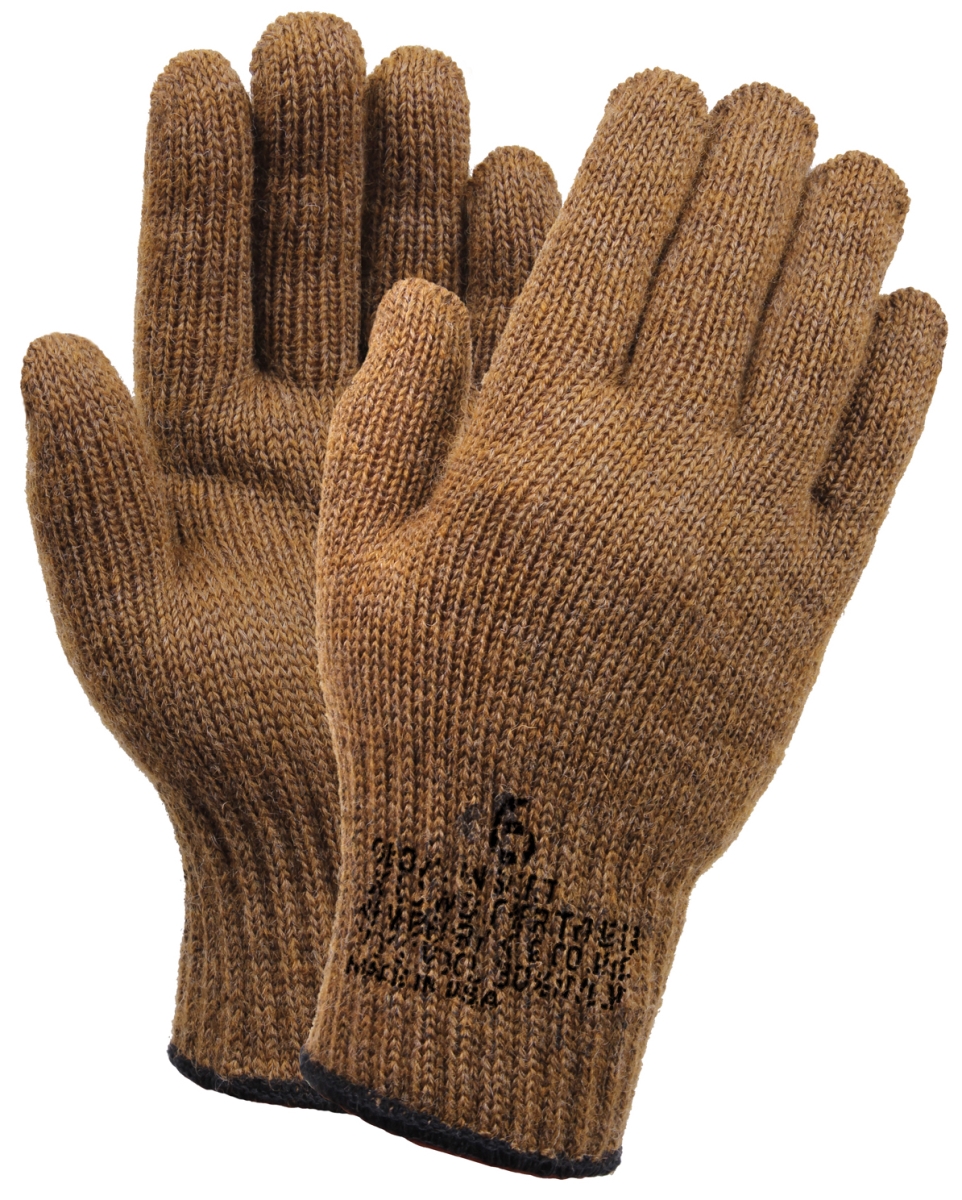 15365 G.I. Glove Liners, Coyote Brown - Size 5