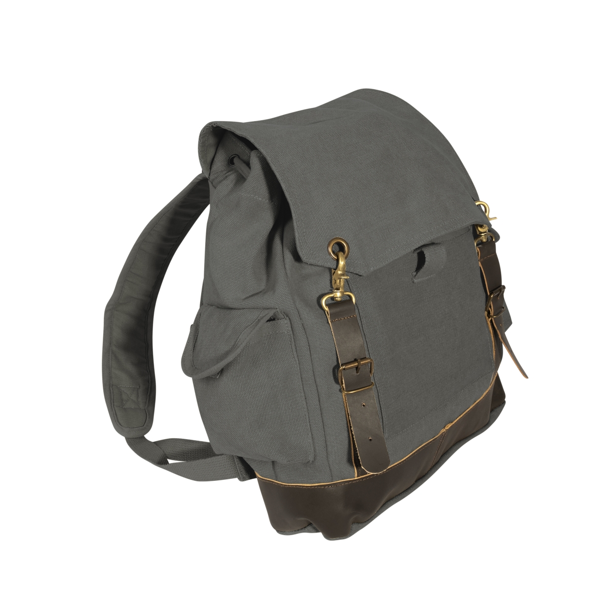 18468 Vintage Expedition Rucksack Backpack, Charcoal Grey
