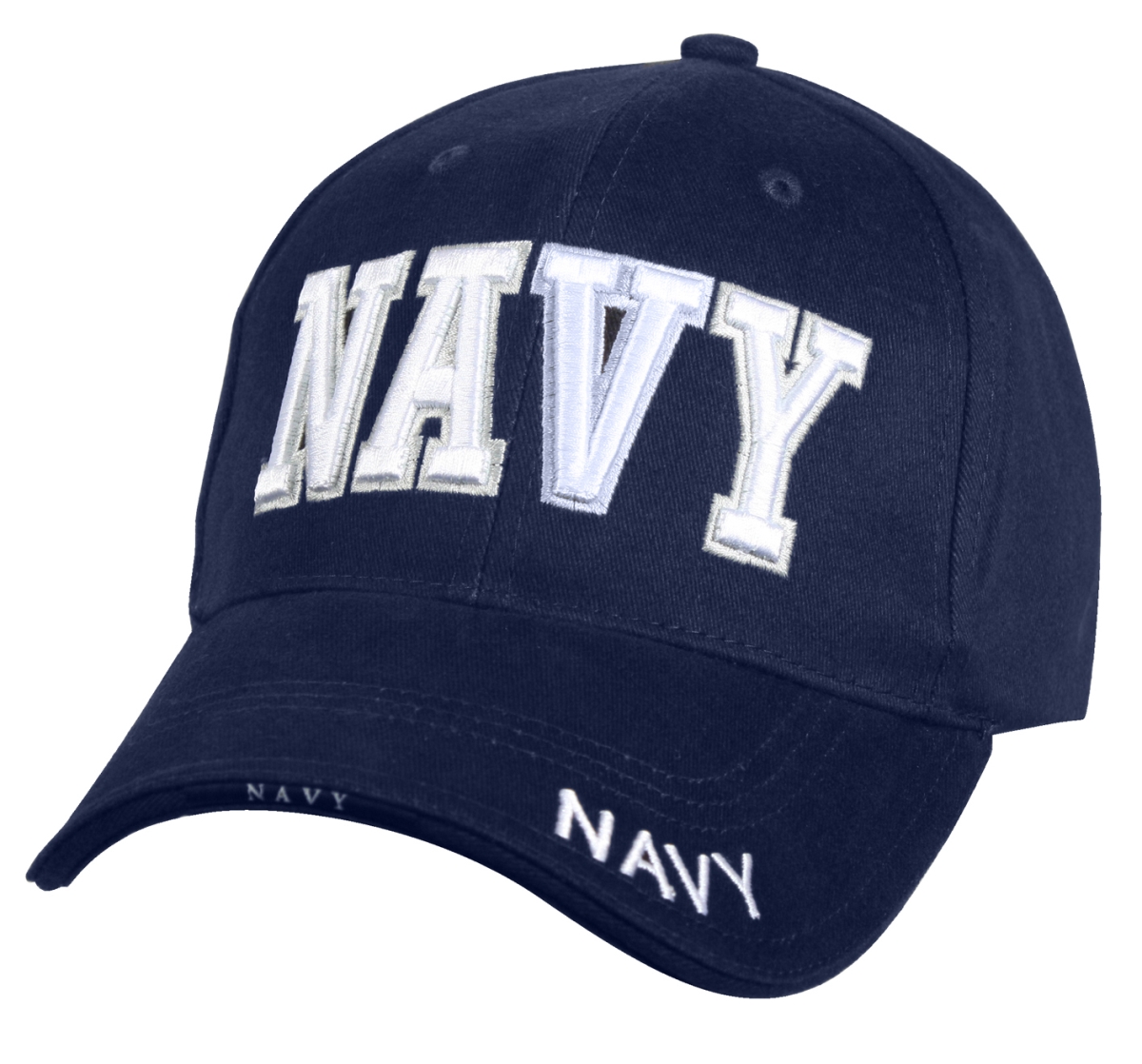 10933 Deluxe Navy Low Profile Cap, Navy Blue