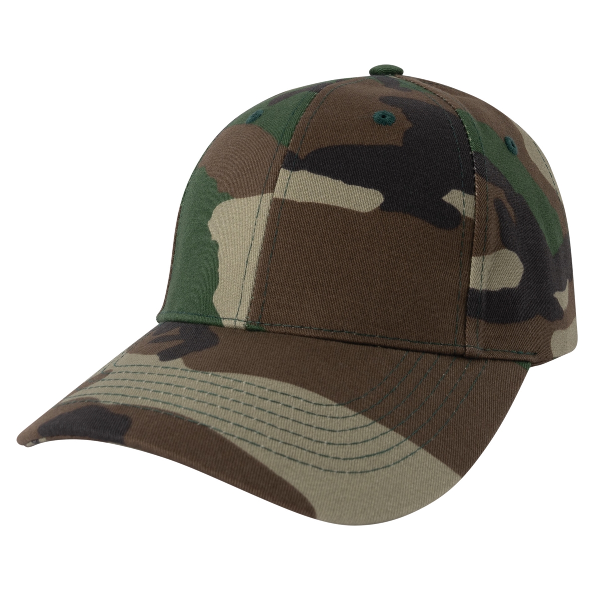 11135 Kids Low Profile Caps, Woodland Camo