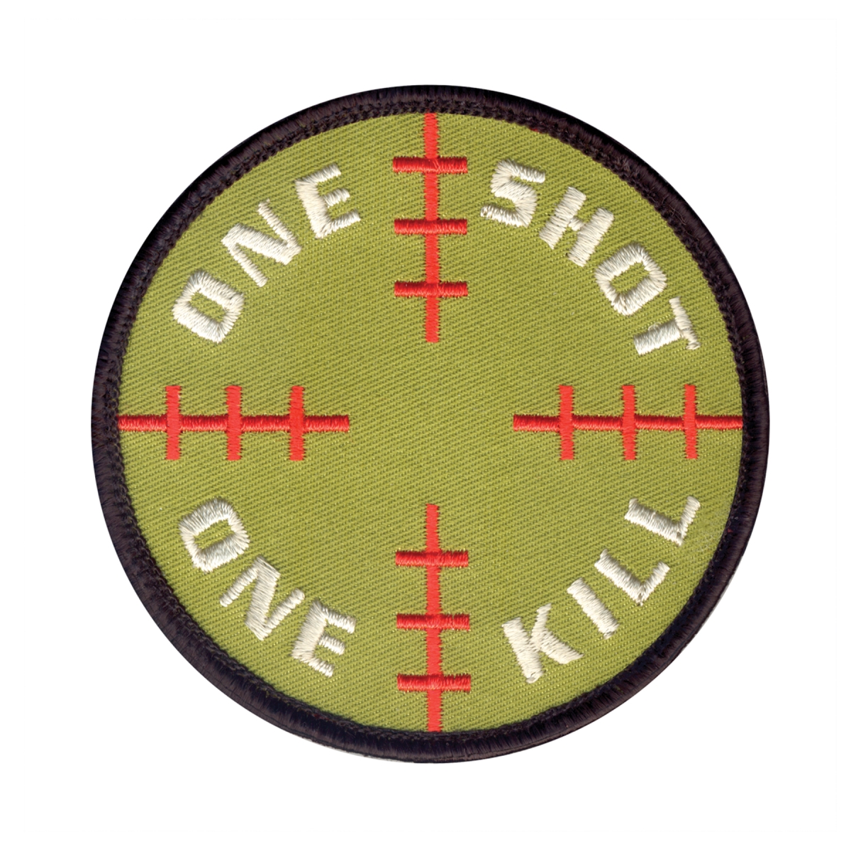8186 One Shot Kill Morale Patch, Olive Drab