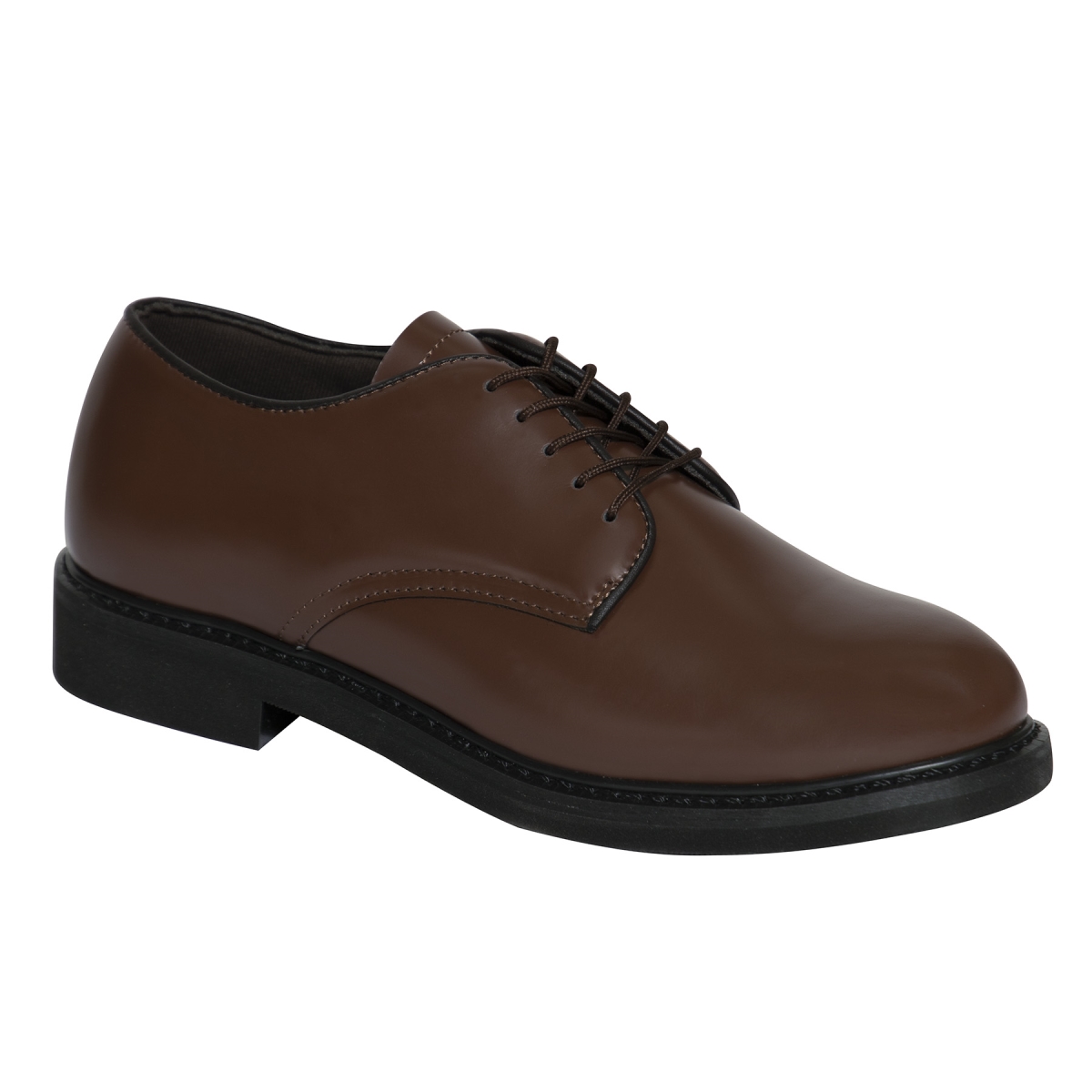 20649 Brown Uniform Oxford Shoe - Size 7