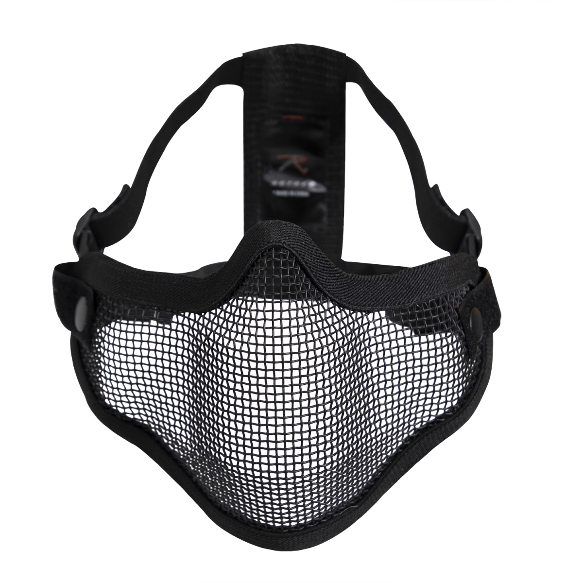 9727 Carbon Steel Half Face Mask, Black