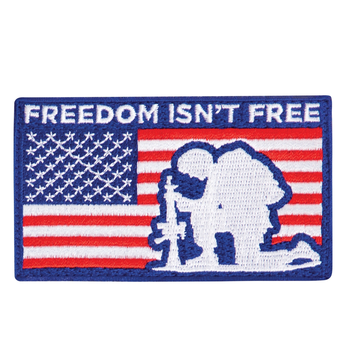 19266 Freedom Isnt Free Patch with Hook Back