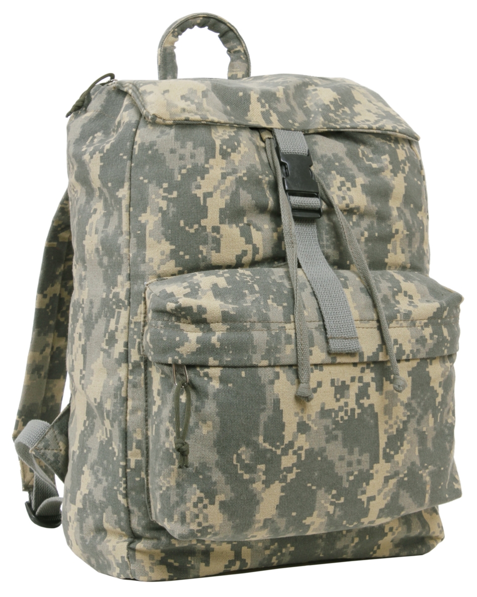 14459 Canvas Daypack Backpack, ACU Digital Camo