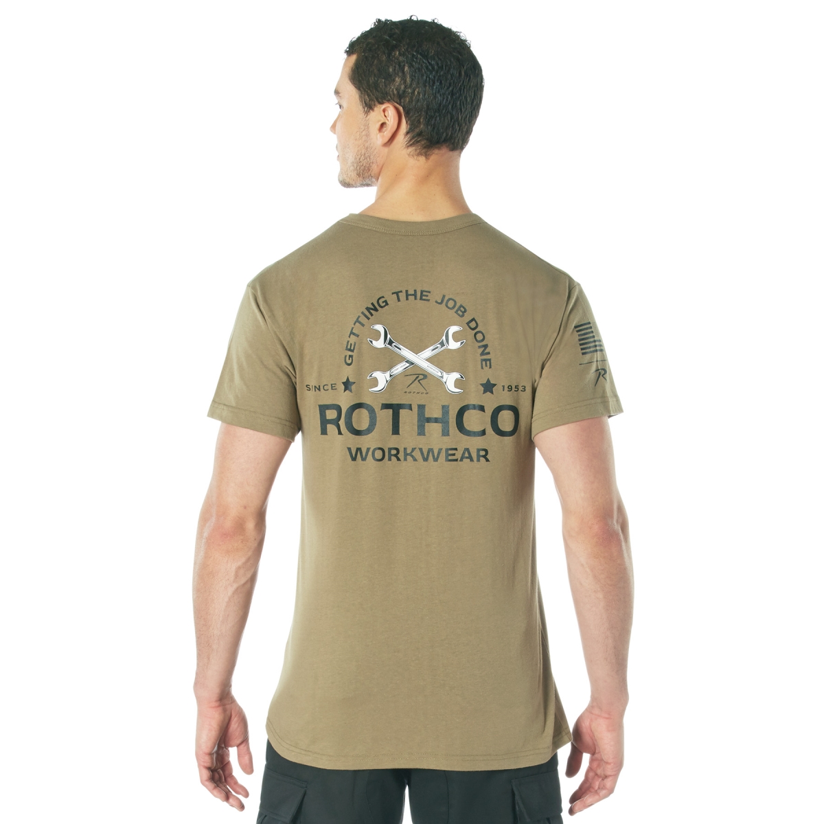 22998 Getting The Job Done Short Sleeve T-Shirt, Coyote Brown - Medium