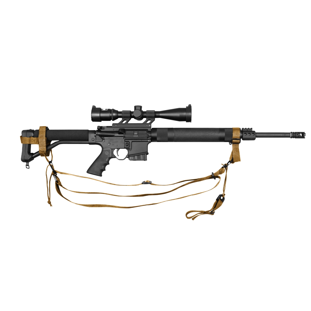 2800 Military 3-Point Rifle Sling, Coyote Brown