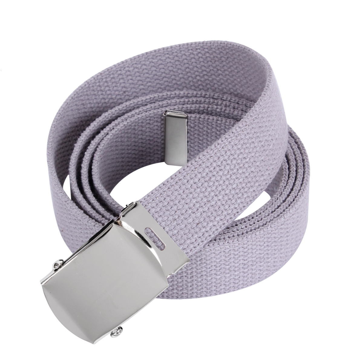 2867 54 in. Long Web Belts, Gray & Chrome