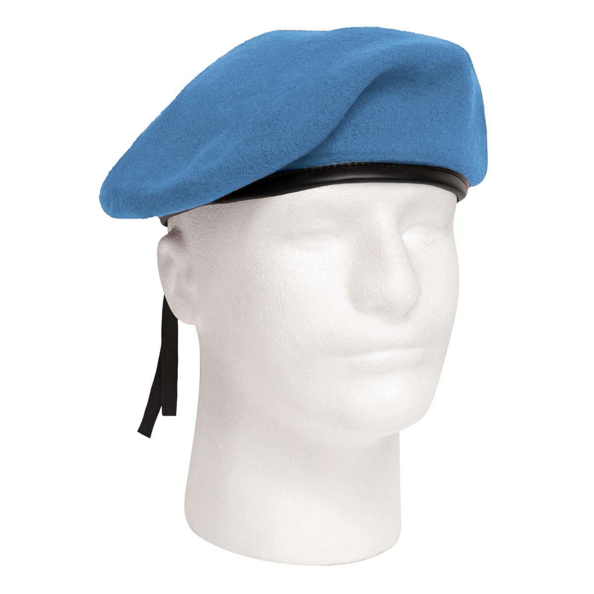 19544 G.I. Style Beret Hat, Light Blue - Size 7
