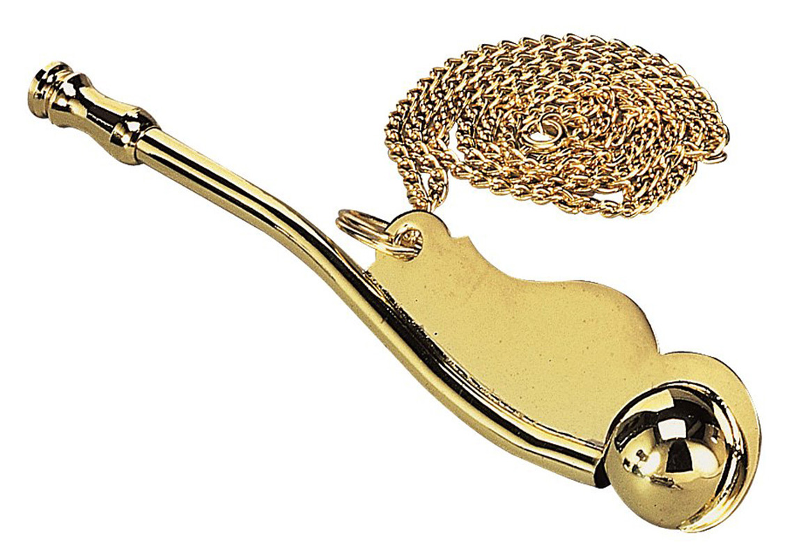 194 Brass Boatmans Whistle