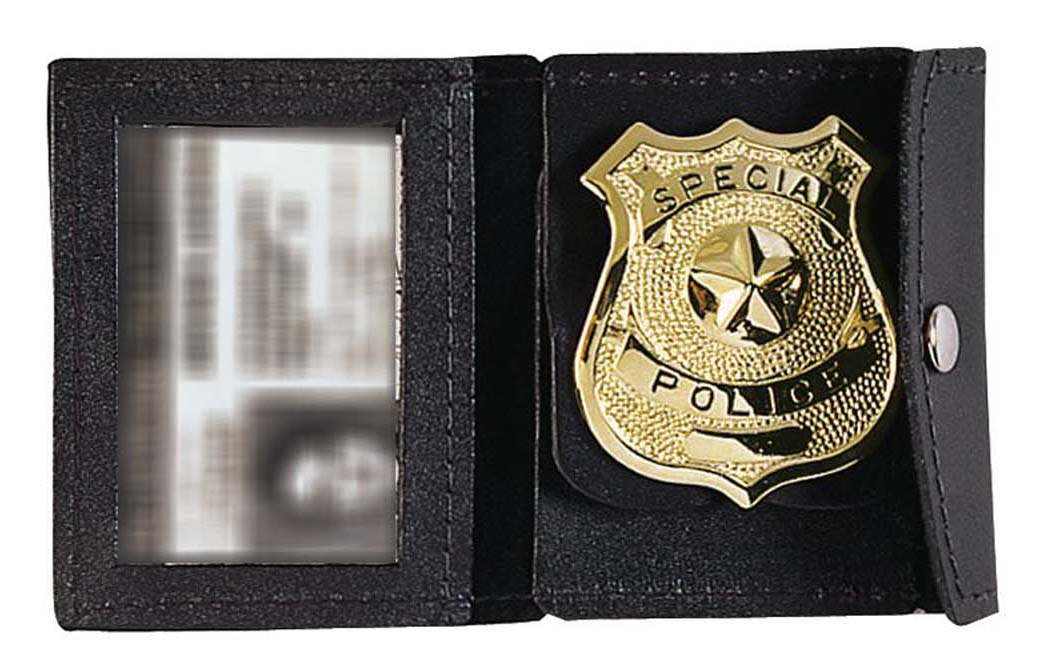 482 Leather ID Decal Holder