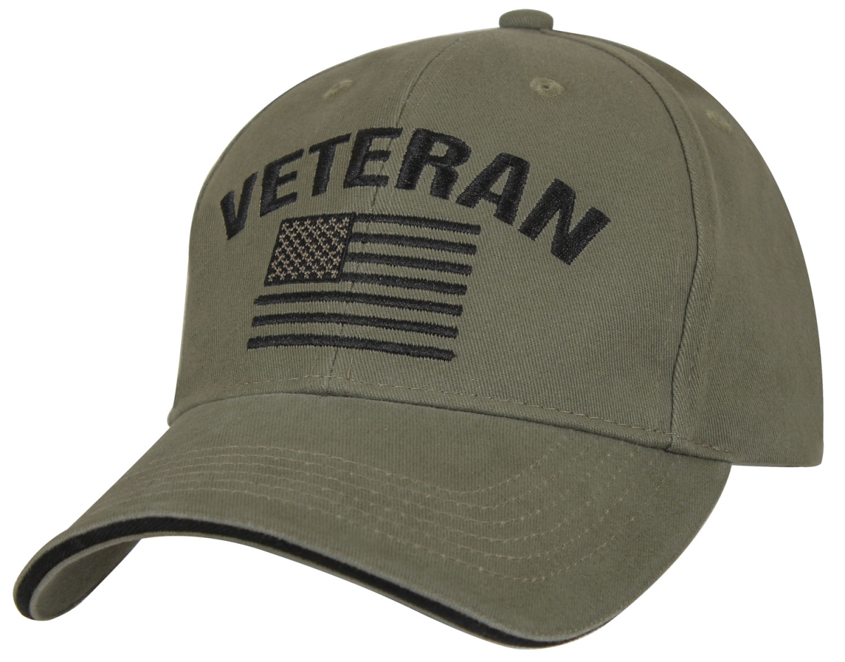 18258 Vintage Veteran Low Pro Cap, Olive Drab