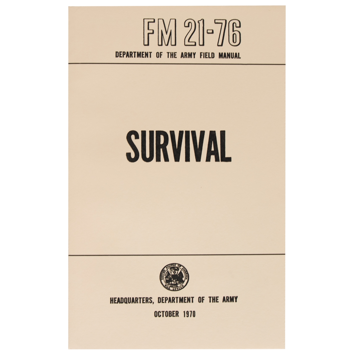 643 Military Survival Manual