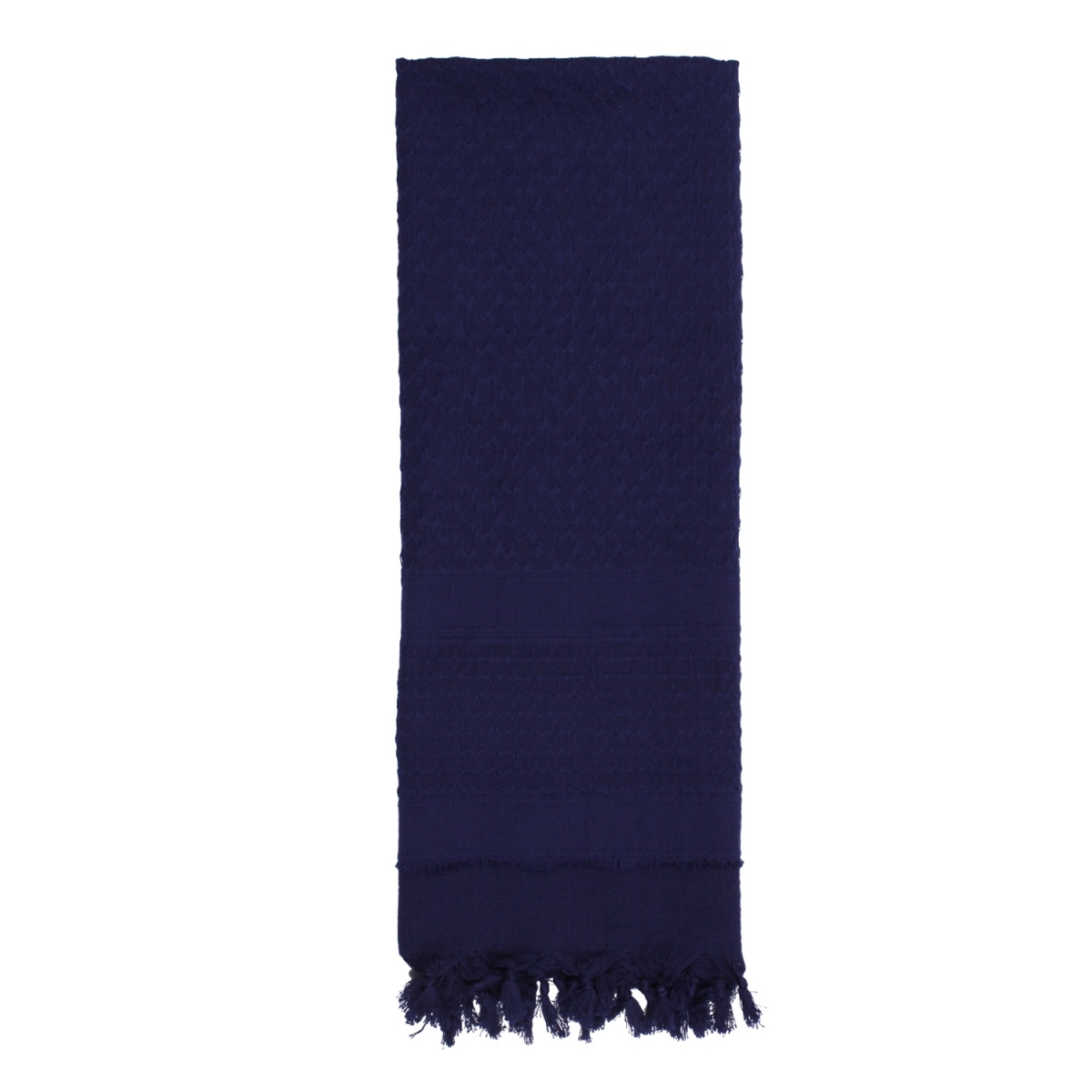 14836 Solid Color Shemagh Tactical Desert Keffiyeh Scarf, Navy Blue