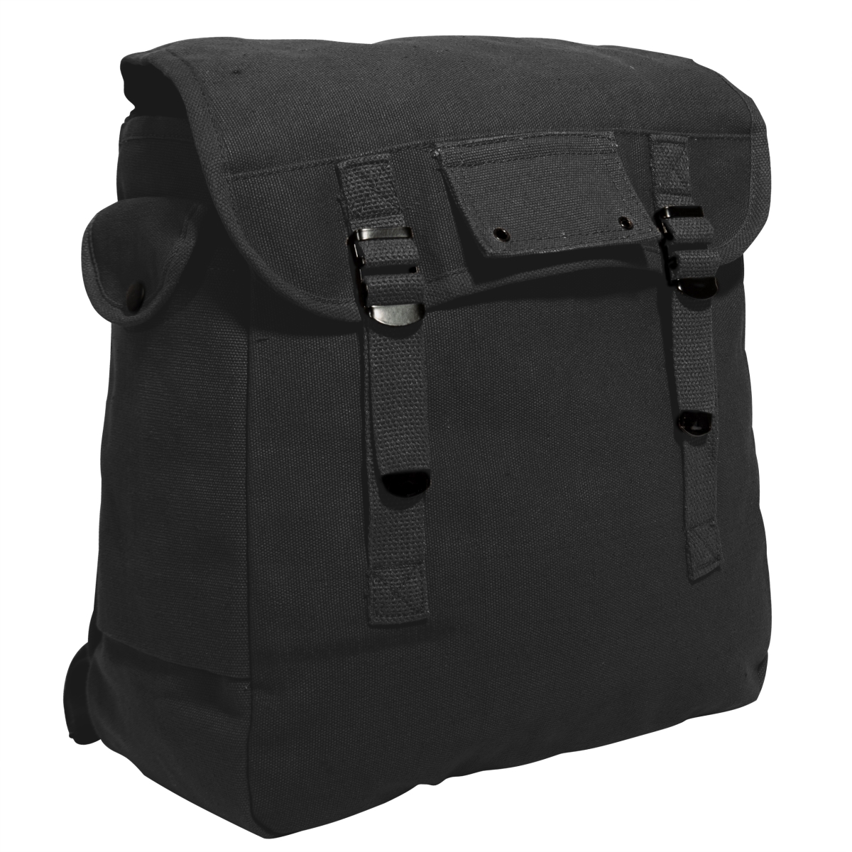 1188 Heavyweight Canvas Musette Bag, Black