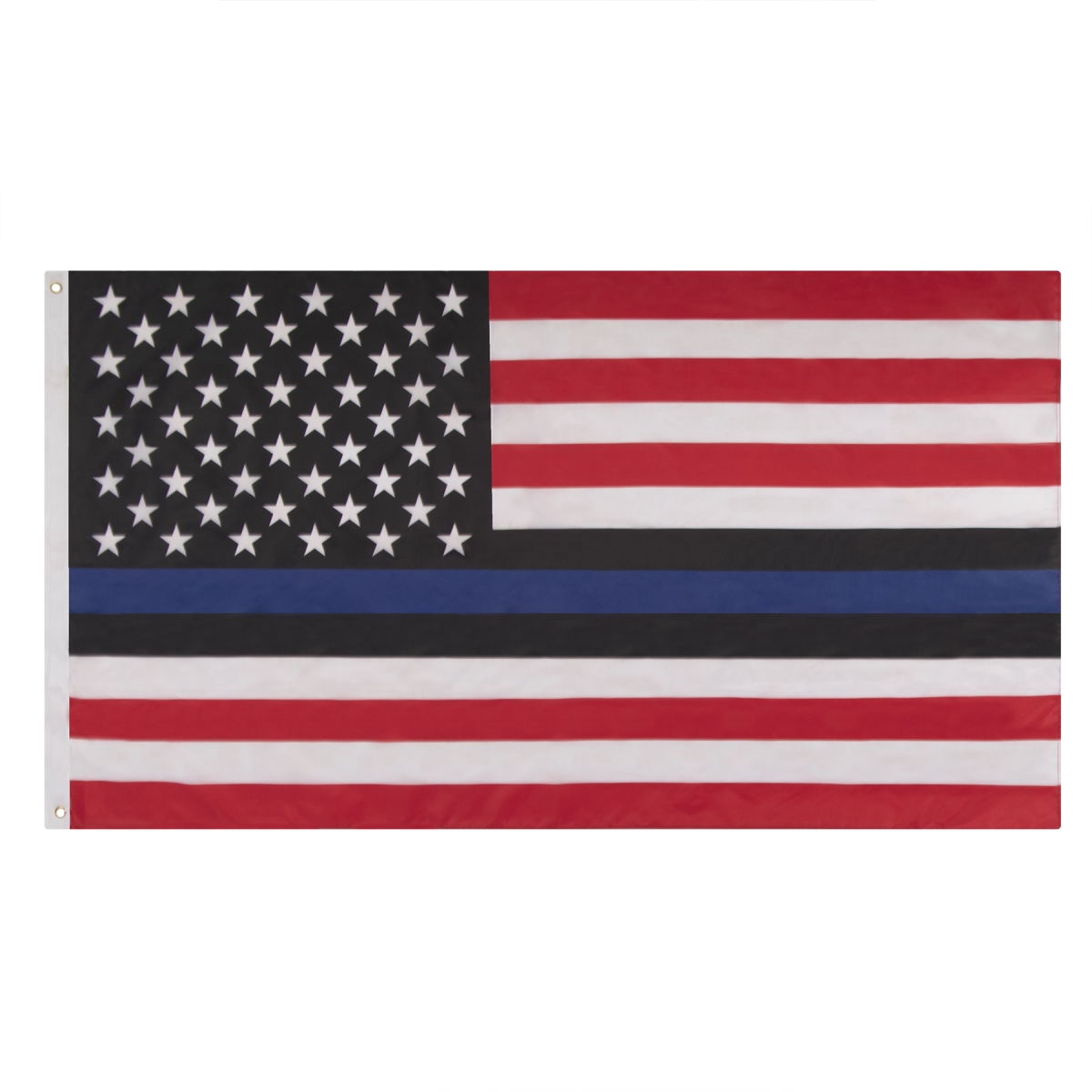 20957 3 x 5 ft. Red & White - Blue Thin Line US Flag