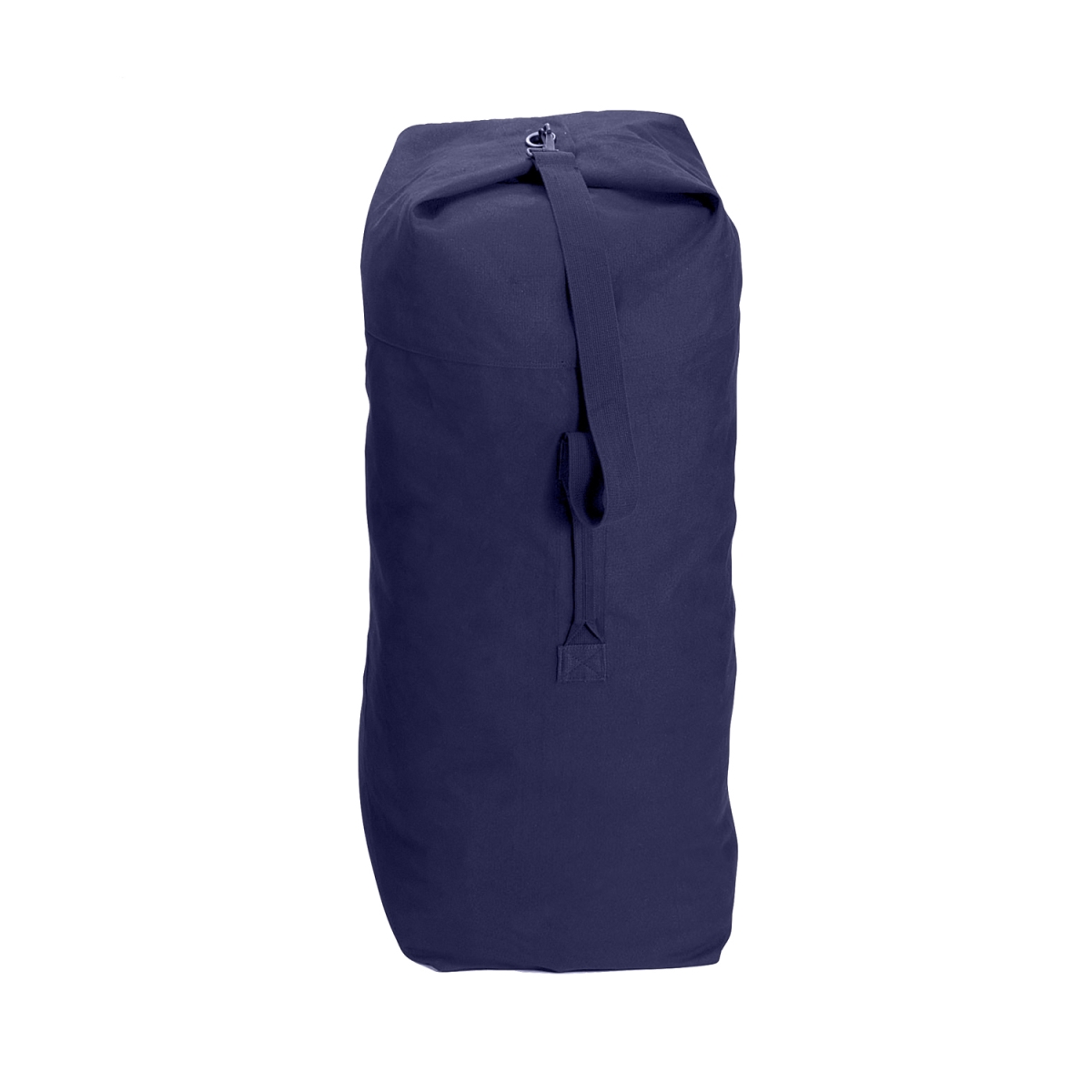 21732 Heavyweight Top Load Canvas Duffle Bag, Navy Blue - 21 x 36 in.