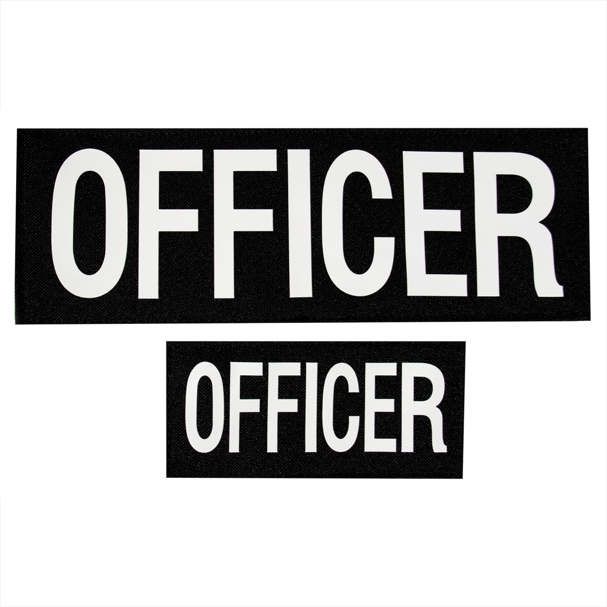 21747 Officer Patch with Hook Back - Small & Large