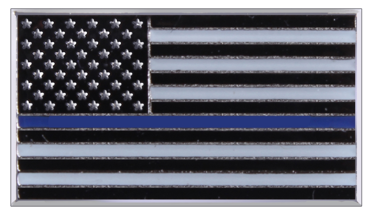 16538 Thin Blue Line Flag Pin