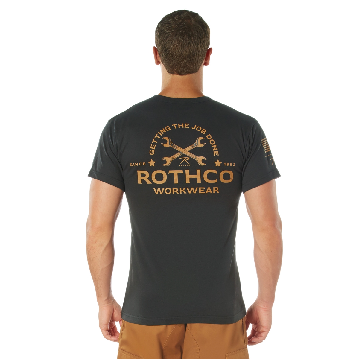 22995 Getting The Job Done Short Sleeve T-Shirt, Black - 2XL