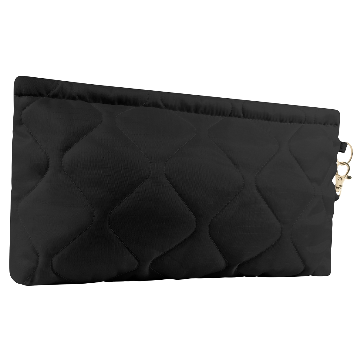 30228 Lightweight Woobie Zipper Pouch, Black
