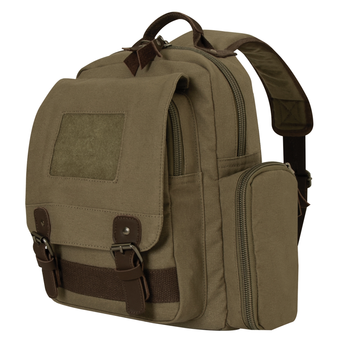 19290 Canvas Sling Backpack, Vintage Olive Drab