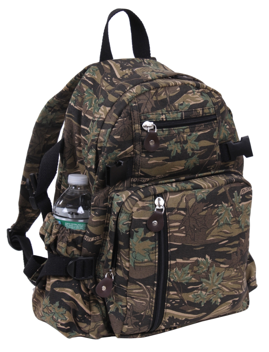 14472 Vintage Canvas Compact Backpack, Smokey Branch Camo