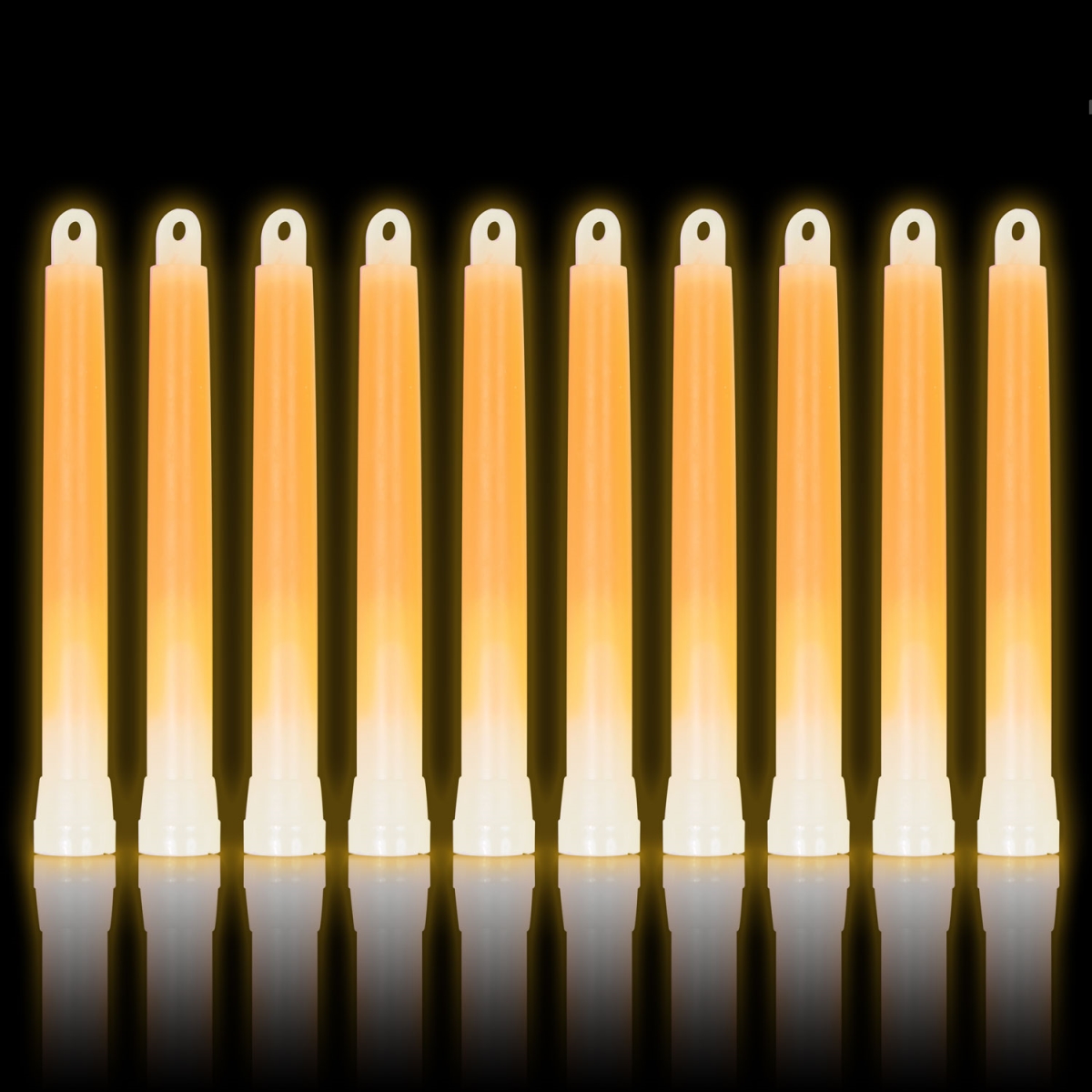 18553 Chemical Lightsticks, Orange - Pack of 10