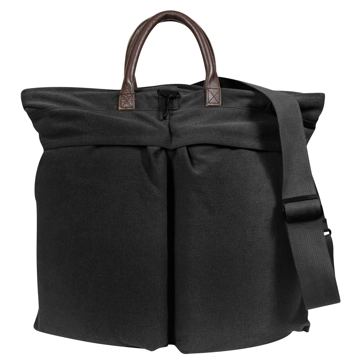 1284 Vintage Canvas Helmet Bag, Black