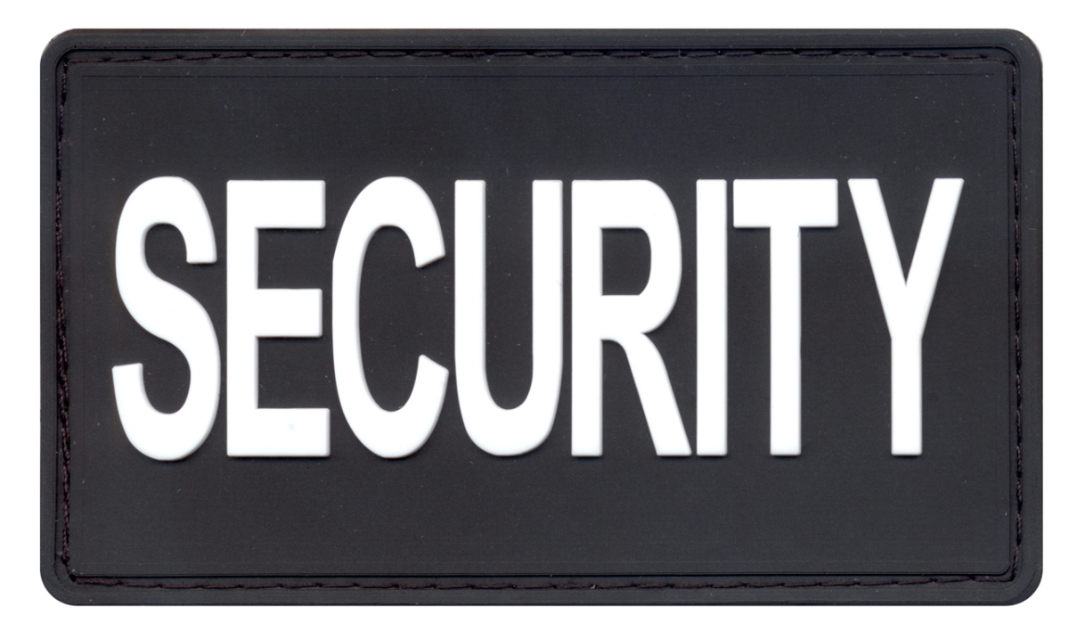 12855 PVC Security Patch with Hook Back