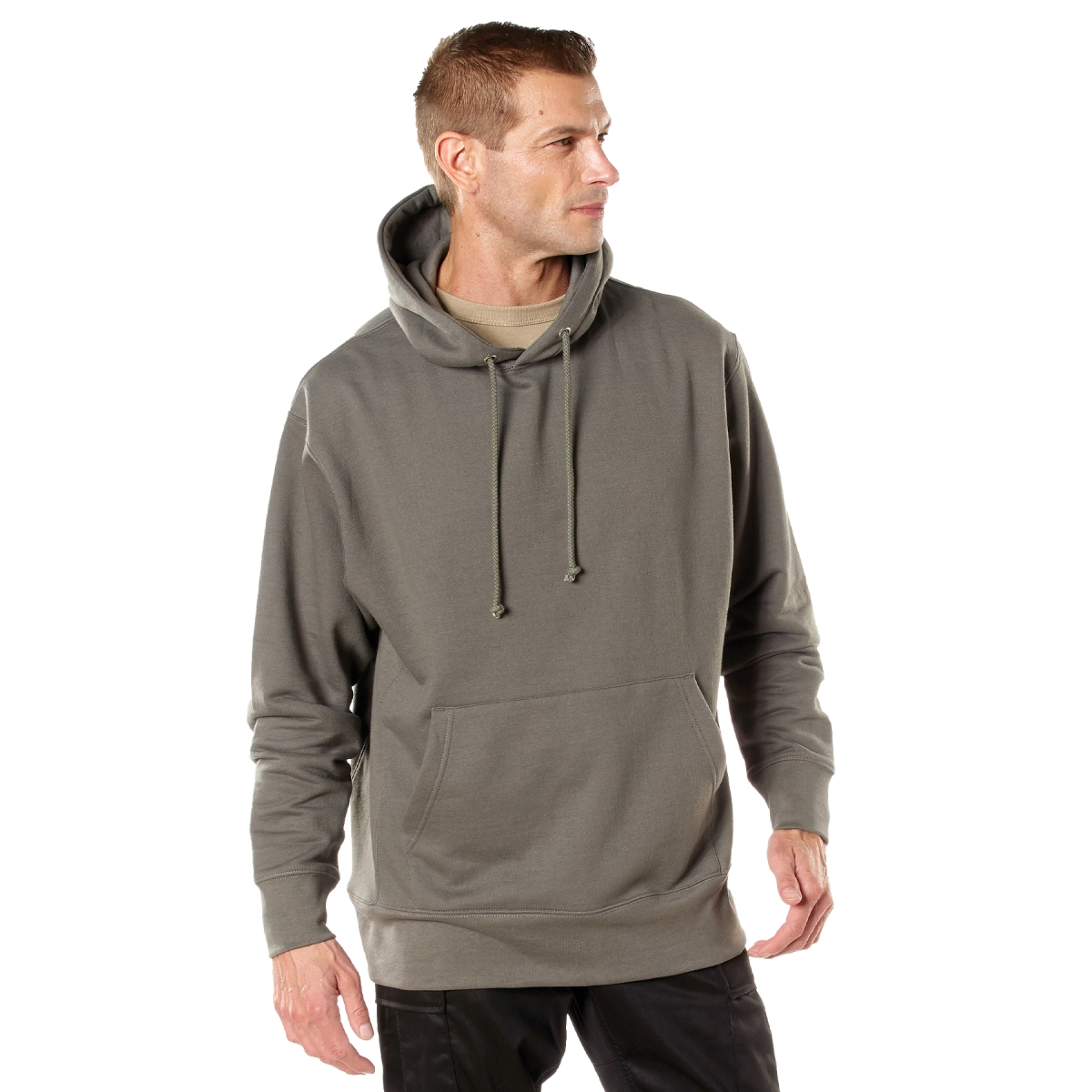 22096 Men Every Day Pullover Hooded Sweatshirt, Gunmetal Grey - Small