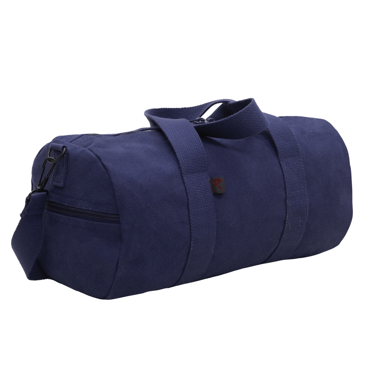 22488 Canvas Shoulder Duffle Bag, Navy Blue - 15 in.