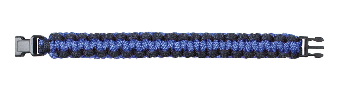 10778 9 in. Thin Blue Line Paracord Bracelet