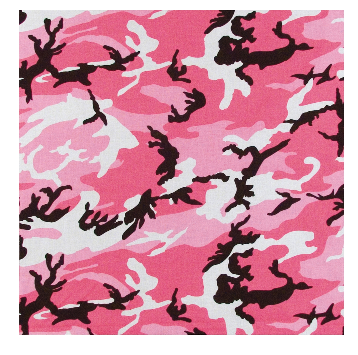 2798 Colored Bandana, Pink Camo