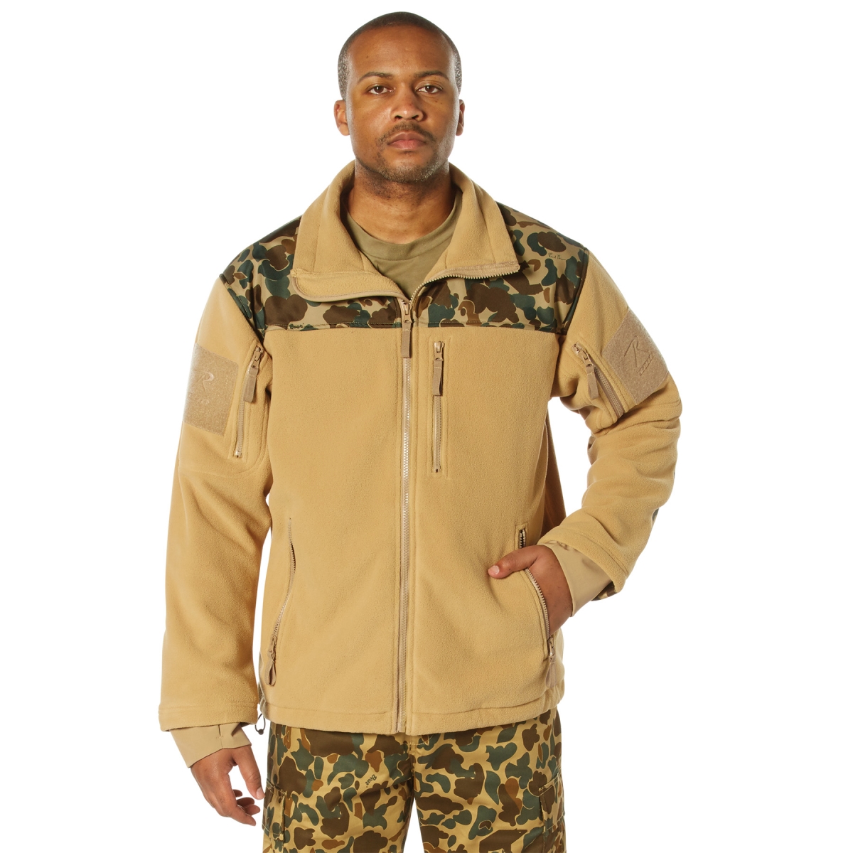 29680 Bear Archery Fred Bear Camo Spec Ops Tactical Fleece Jacket - Medium