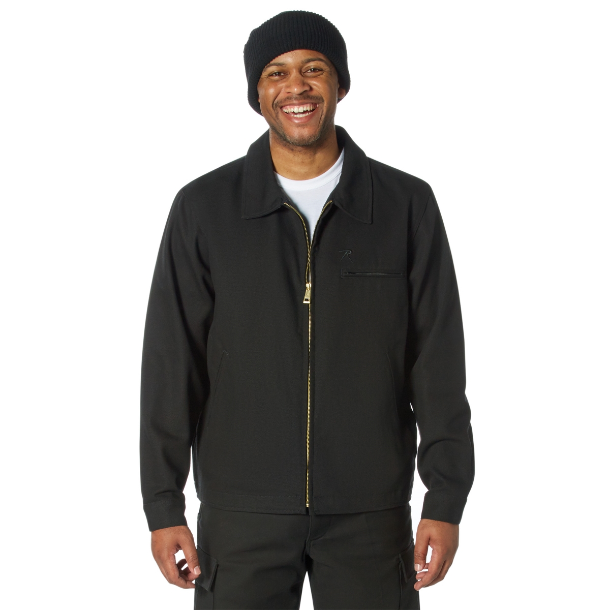 29869 Lightweight Canvas Work Jacket, Black - 2XL