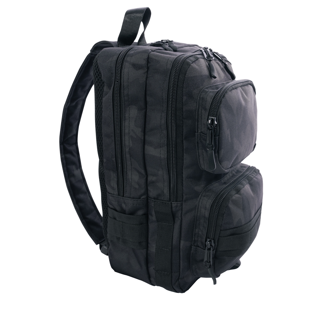 30076 Tactical Traveler Sling Bag, Midnight Black Camo