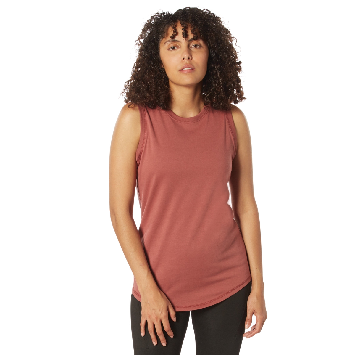 30826 Women Essential Moisture Wicking Tank Top, Terracotta - Extra Large