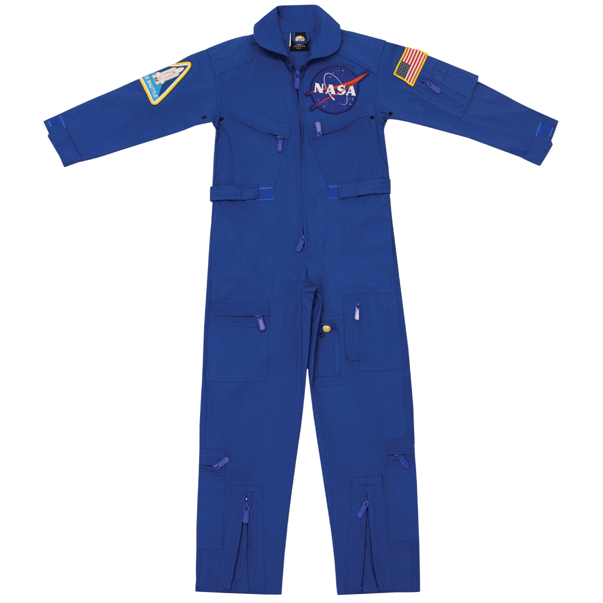 17389 Men Kids Flight Coveralls with Official NASA Patch - Extra Small