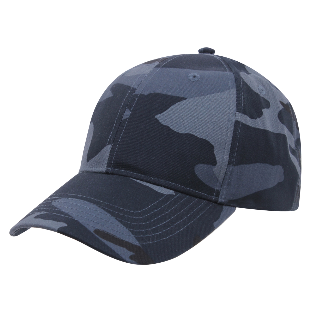 17239 Supreme Low Profile Caps, Midnight Blue Camo