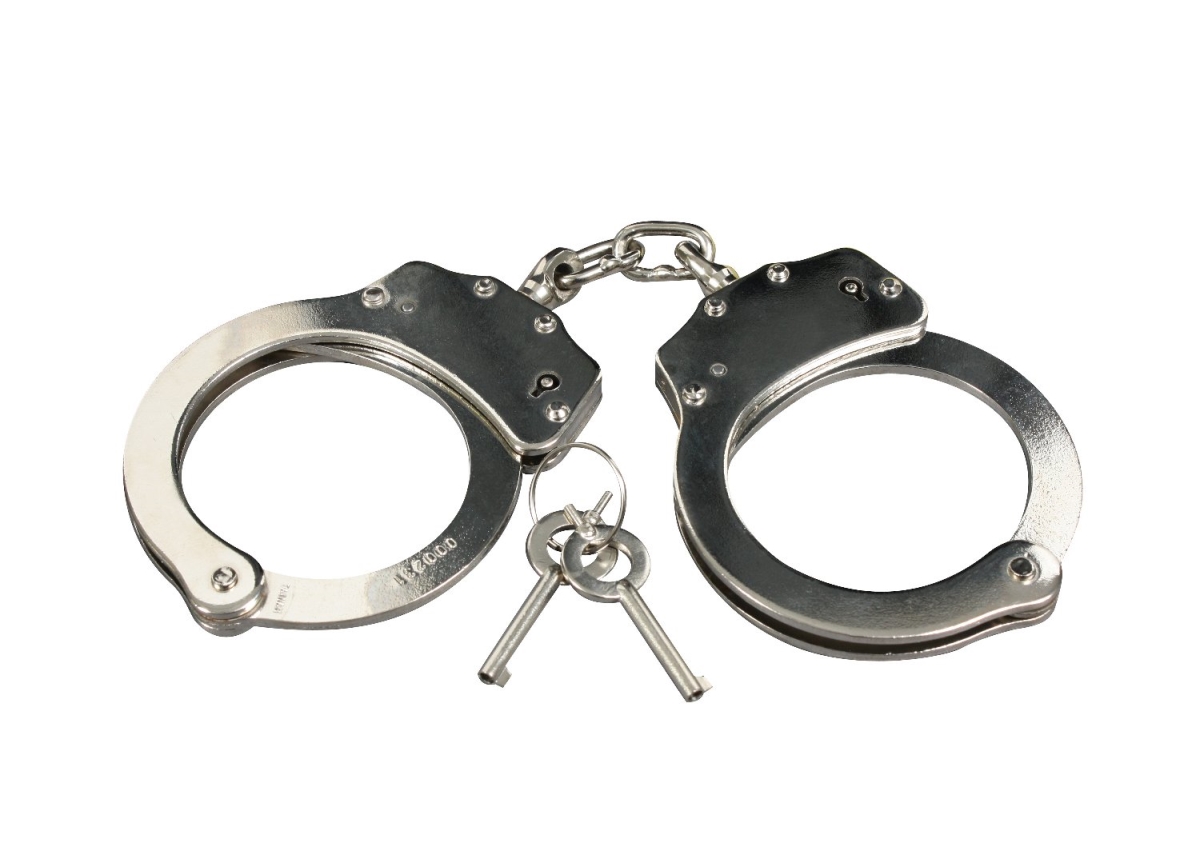 48 Professional Detective Handcuffs, Silver