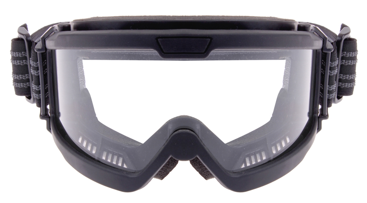 15632 ANSI Rated OTG Goggles, Black & Clear