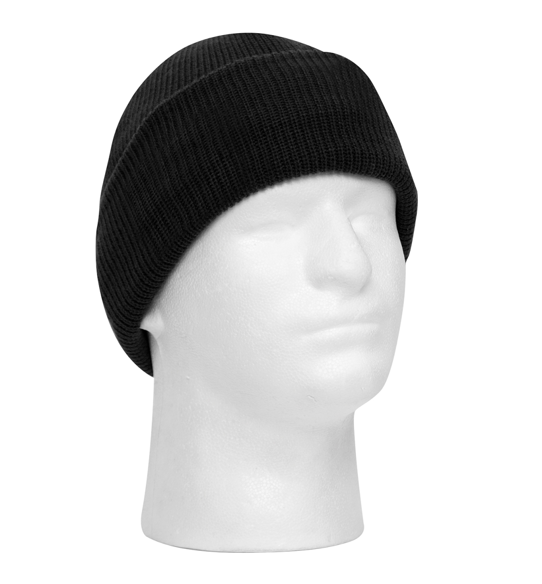 19825 Wind & Waterproof Insulated Acrylic Watch Caps, Black