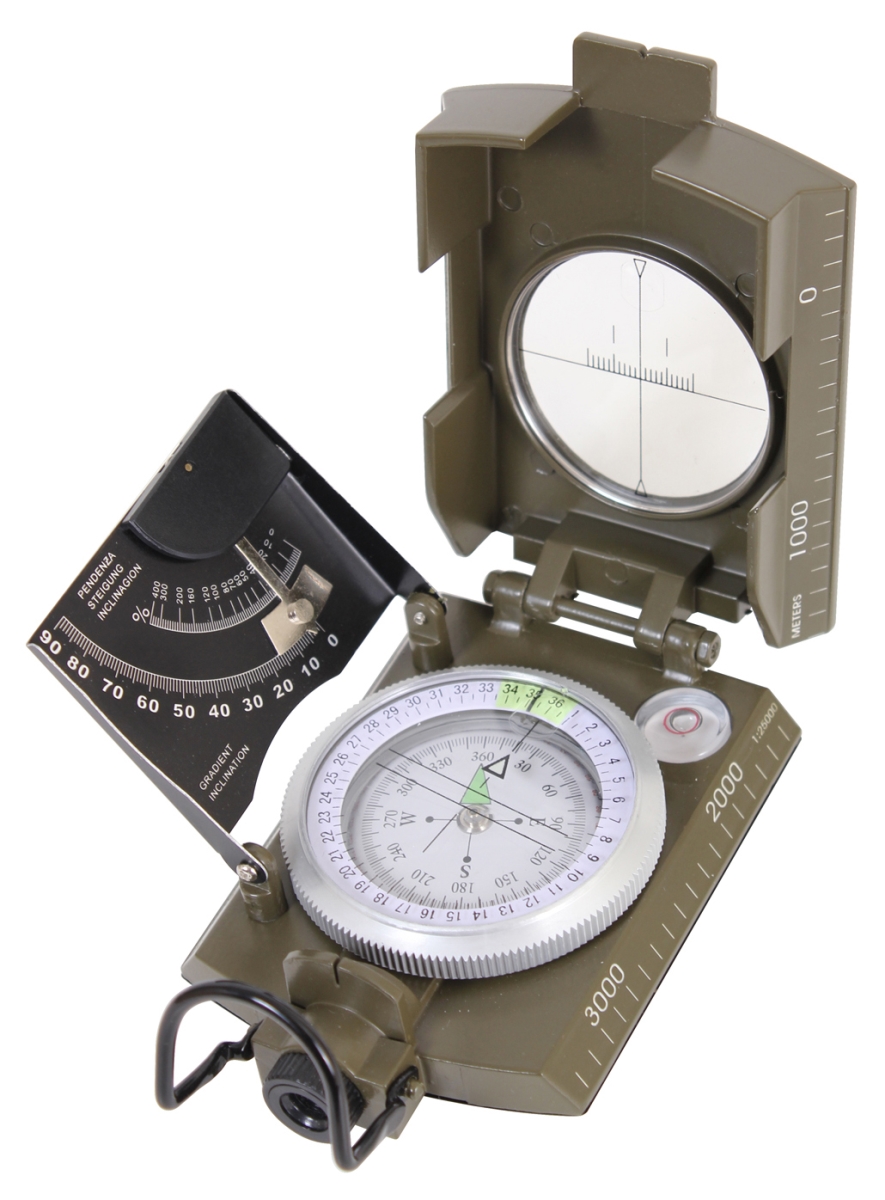 13331 Deluxe Marching Compass, Olive Drab